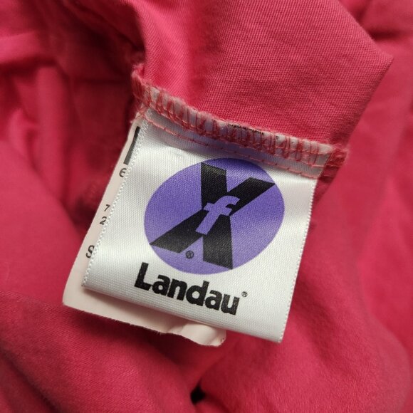 Landau Maternity Women's Size 15 Bootcut Scrub Pants Over the Belly Hot Pink - Picture 6 of 7